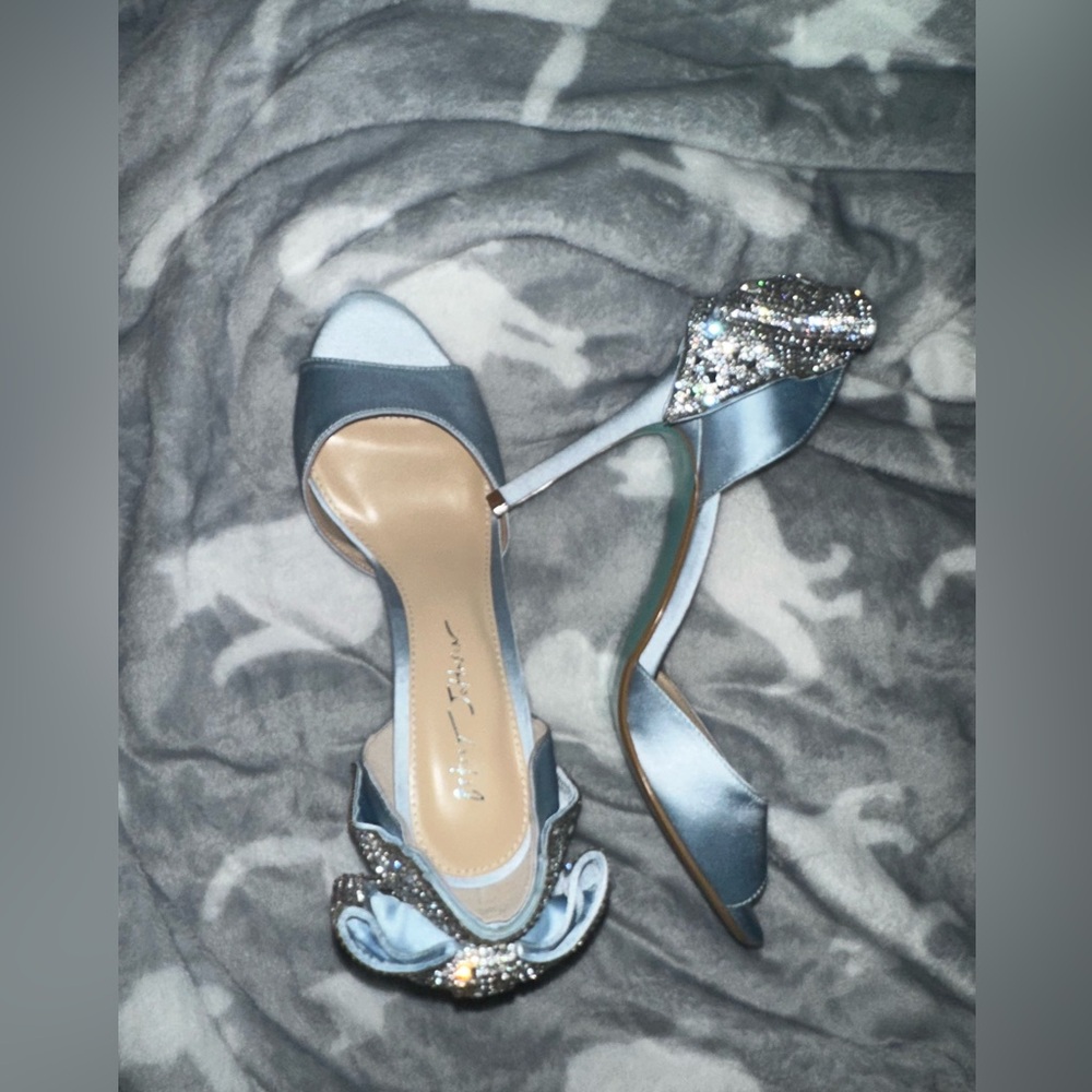 Betsy Johnson rhinestone bow heels